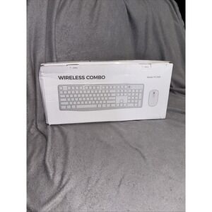 New VicTsing Wireless Keyboard‎ Mouse Combo Energy Saving 3 Level DPI Adjustable